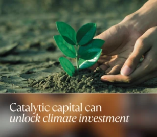Catalytic Capital can unlock Climate Investment